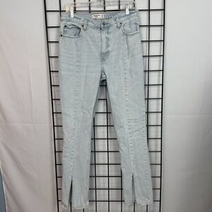 Abercrombie & Fitch The Skinny High Rise Curve Love Jeans Womens 31/12 Blue